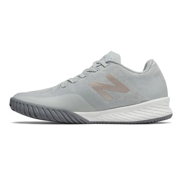 ✨NEW✨ NEW BALANCE Womens 896 V3 Revlite Hard Court Tennis Shoes Grey Sz US 8.5M - Picture 3 of 10
